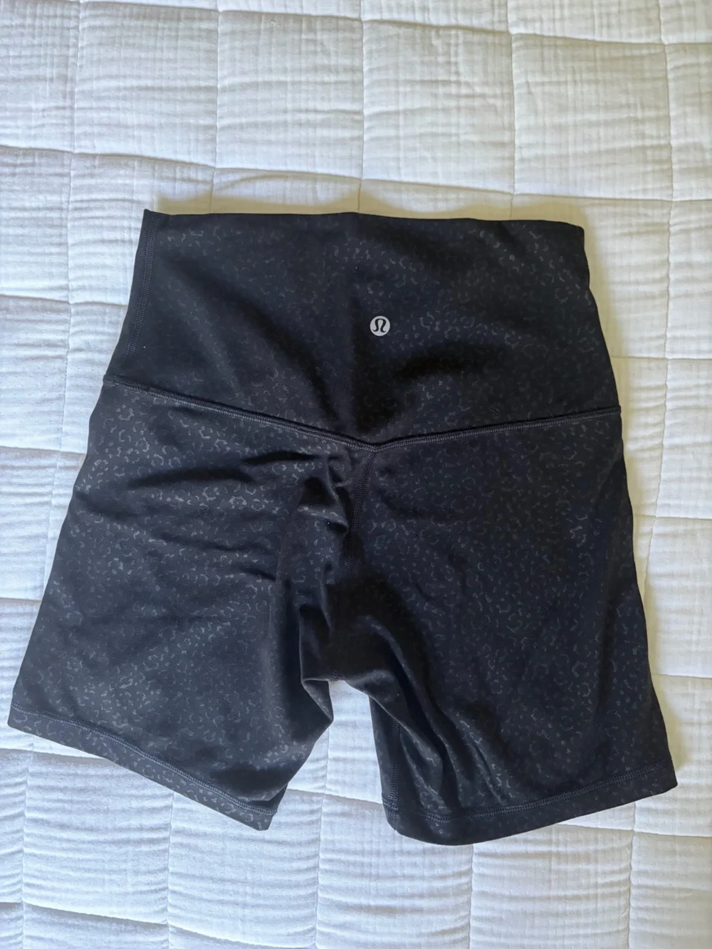 High-Waist black leopard LULULEMON align